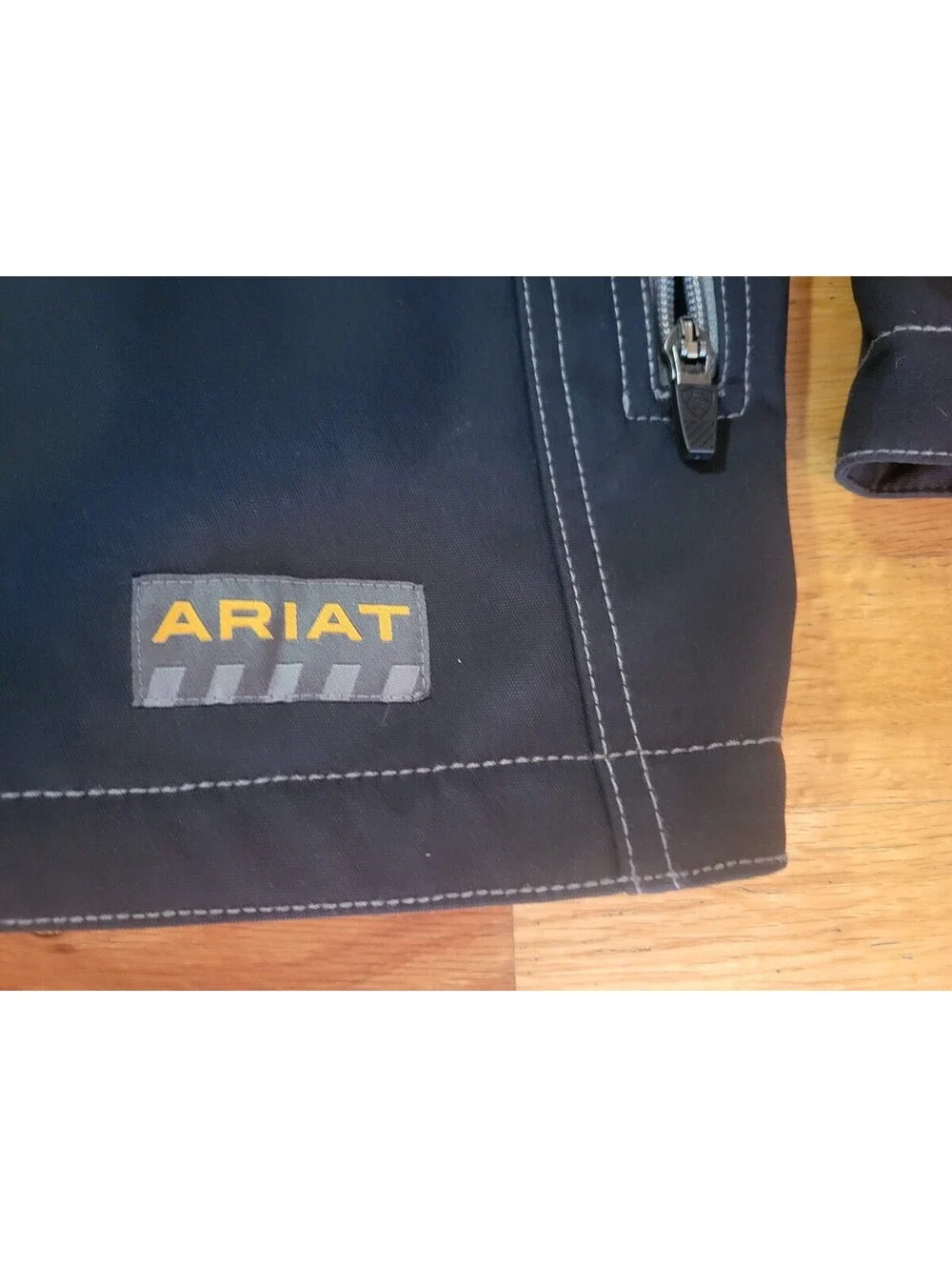 Ariat Rebar Jacket Mens Medium Black Softshell Full Zip Workwear Jacket